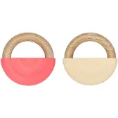Oyoy - Rainbow Teether - Cherry Red / Vanilla (M107540)