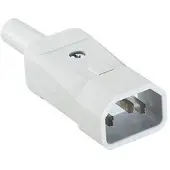 Bachmann 915.971 Kaltgerätestecker C14 70C grau
