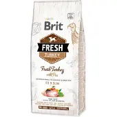 Brit Frisches Truthahn-und Erbsenfutter Fit And Slim Truthahn Mit Erbsen Hundefutter 12kg