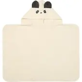Liewood Vilas Panda Handtuch mit Kapuze, Creme de la Creme