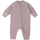 Voksi Fleece-Overall Merinowolle, Soft Grape, 86-92