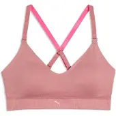 Puma Sport-Bustier "WOMEN 3D KNIT SPORT TRIANGLE TOP 1P" wendbare und verstellbare Träger für einen personalisierten Look