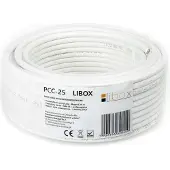 Libox Przewód Antenowy, 25, Biały (PCC25)