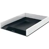 Leitz Ablagekorb WOW Duo Color, DIN A4, weiß/schwarz