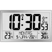Technoline WS 8113, Digitaler Wecker, Rechteck, Schwarz, Drinnen, Erwachsener, Unisex