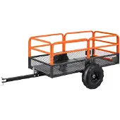 Vevor Kippanhänger 1600 lbs 22 Kubikfuß Anhänger hinter Stahl-Gartenanhängerwagen