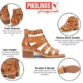 Pikolinos Pikolino's Sandaletten,Stadtbd.ü.25mm o.Fußb in braun, Gr. 37