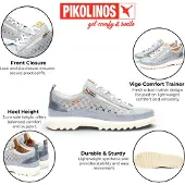 Pikolinos VIGO Damenschuhe - bequeme Schnür- Halbschuhe blau NEU