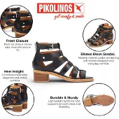 Pikolinos Sandalen Blanes W3H-1823 Schwarz 40