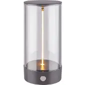 Briloner LED Tischlampe Akku LED Tischleuchte Kabellos 4-Stufen Schaltung Warmweiß