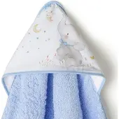 Interbaby BADETUCH - 100X100 - 400 GSM BAUMWOLLE FROTEE - - BLAU