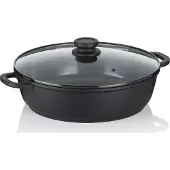 kela Servierschale Atura Schwarz 32 cm