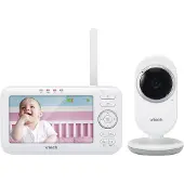 Vtech Babymonitor VM5252 – Video-Babyphon mit beweglicher Kamera – Klarer Sound,