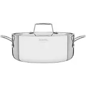 Tramontina Kochtopf Grano 3-Laags Silber 24 cm 4,4 L