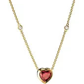 Thomas Sabo KE2365-414-10-L50V Damen-Halskette Elyndra Rotes Herz