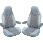 BREMER SITZBEZÜGE Wohnmobil Sitzbezüge & Schonbezüge für Fiat Ducato Citroen Jumper Peugeot Boxer | Passgenaue Vordersitzbezüge | Teilintegriert, Kastenwagen & Alkoven | Sitzbezug Fahrer & Beifahrersitz