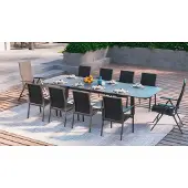 Mwh Verona/Anderno Gartenmöbel-Set 11 tlg.