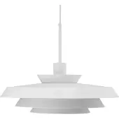 Dyberg Larsen DL44 Pendel White - , DL44, dimmbar, Weiß, für Wohnzimmer, Metall, Design