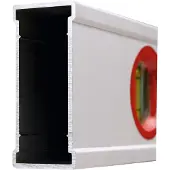 Bmi 694EM/40, Bezugspegel, 0,4 m, Silber, 0,5 mm/m, Aluminium, Deutschland