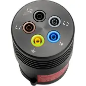 Benning TA 7-32 Messadapter CEE-Stecker 32 A 5polig - Buchse 4 mm Schwarz (044041)
