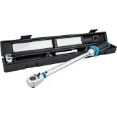 Hazet 5122-3CT, Klick-Drehmomentschlüssel, Mechanisch, 1/2", 40 - 200 Nm, 3%, Schwarz, Blau