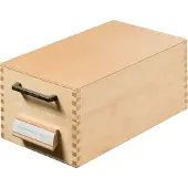 HAN Karteikasten, Holz, DIN A7, 500-900 Karten