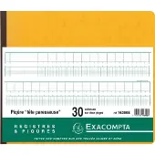 Exacompta 16300E Geschäftsbuch 30Sp 27x32 80Bl - Farben sortiert