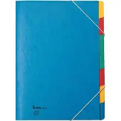 Bene Ordnungsmappe 7 Fächer blau