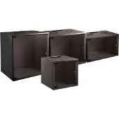 EFB Elektronik EFB 19" 12HE Wandgeh. Basic, Tiefe 450mm, unmontiert,schwarz