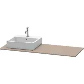 Duravit Konsole XSquare 140x55x1,6cm, m 1 AS, Ausschn li, bas. m