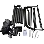 Leantoys Lean Fußballtor Tragbar Für Kinder Metall 300×200×120Cm
