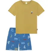 Schiesser Pyjama Nightwear in khaki | Gr.: 98