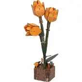 Lobbes Speelgoed 3D-Bausatz aus Holz „Tulpen“ – 60 Teile