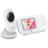 Vtech Babyphone mit 2,4-Zoll-Display, Nachtsicht, Zwei-Wege-Kommunikation, Tempe