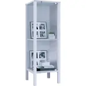 VCM Glasvitrine Jensol mit ESG Glas stehend