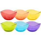 Excelsa Set Von 6 Schalen Copenaghen Glas Bunt