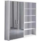 Mid.You Aktenschrank Office Edition Sw Set 1 hoch Grau