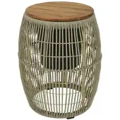 MARELIDA Beistelltisch Gartentisch mit Behälter H: 49cm in beige | Gr.: onesize