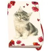 Bekking & Blitz Franciens Katzen Notizbuch A6 Kätzchen & Mohn