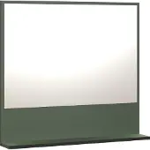 Trendteam Bad Spiegel Pure Bliss Grün Melamin B/H/T ca. 80/74/14 cm