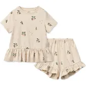 Liewood Ilford Pyjama 2-teilig, Peach Mini/Sea Shell, 122-128