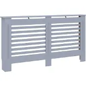 vidaXL Heizkörperverkleidung Anthrazit 152x19x81,5 cm MDF