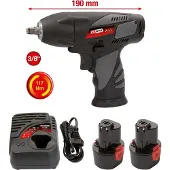 Ks Tools 3/8" Akku-Schlag-Schrauber 117Nm 1.870 U/min mit 2 Akkus und 1 Ladegerät - 515.3516