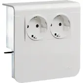 Hager Geräteträger, 2 STD, SL, 20x80, verkehrsweiß, 1 Stk.