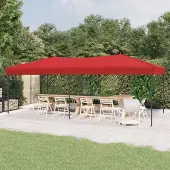 Prolenta Maison Exclusive - Partyzelt Faltbar Rot 3x6 m