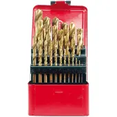 Sthor Metallbohrer-Set 25 Stk. Titan
