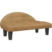 Syfax Hundebett Braun 70x52x30 cm Samt