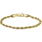HUGO BOSS Goldfarbenes Armband mit Kordelkette Grösse M