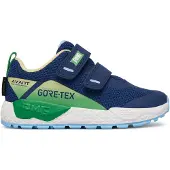 Primigi Pim GTX Kinder Sneaker, Blue/Green, 25, Kinderschuhe