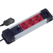 Bachmann USV-Steckdosenleiste CONNECTUS 6-fach mit 10A Sicherung